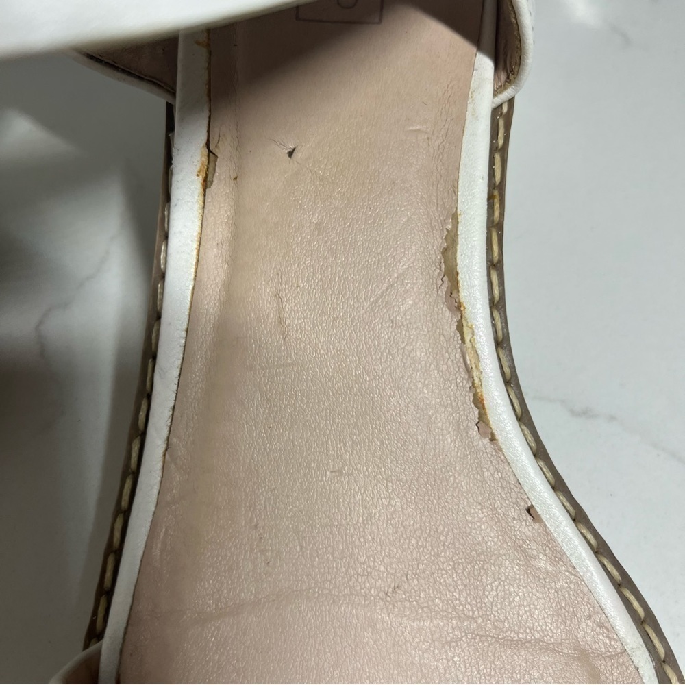Topshop White Heartbreaker Two Part Heel Sandals 9 - Picture 11 of 13